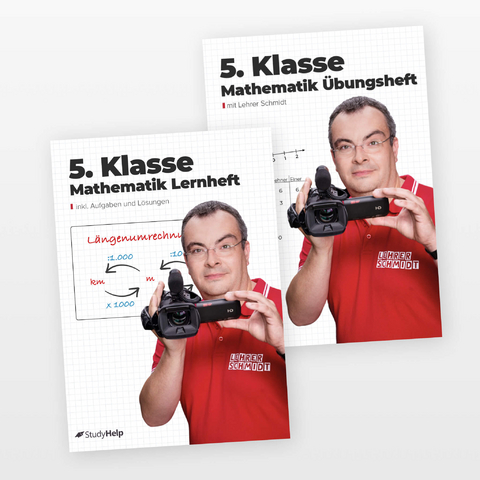 5. Klasse Mathematik Set (Lernheft + Übungsheft) - Maria Lenk, Kai Schmidt, Rauterberg Hannah