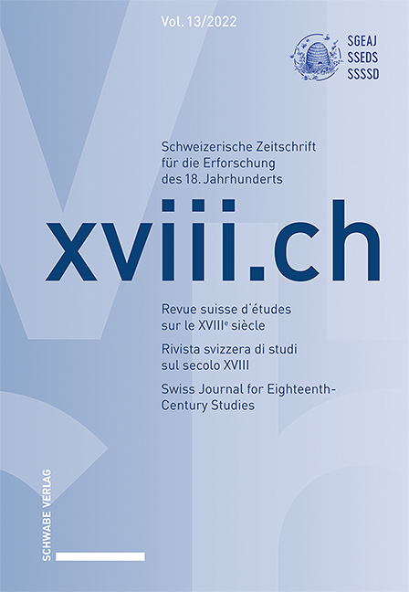 xviii.ch, Vol. 13/2022