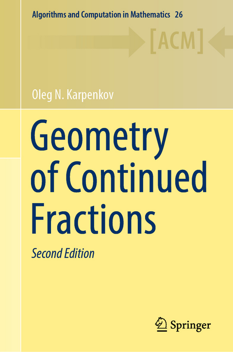 Geometry of Continued Fractions - Oleg N. Karpenkov