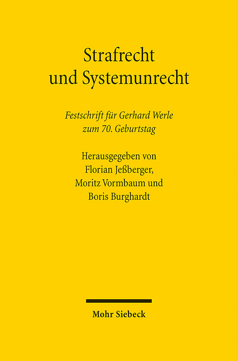 Strafrecht und Systemunrecht - 