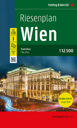 Wien, Riesenplan, Stadtatlas 1:12.500, freytag &amp; berndt