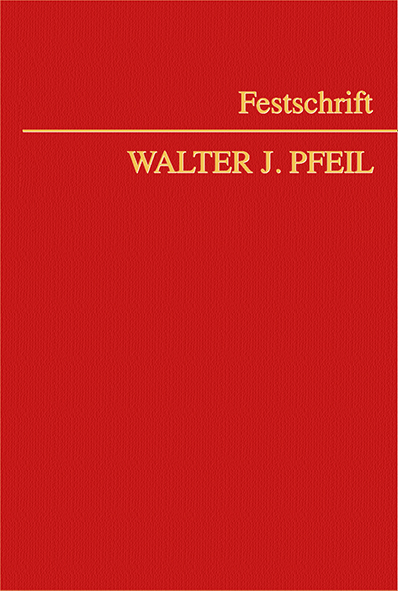 Festschrift Pfeil - 