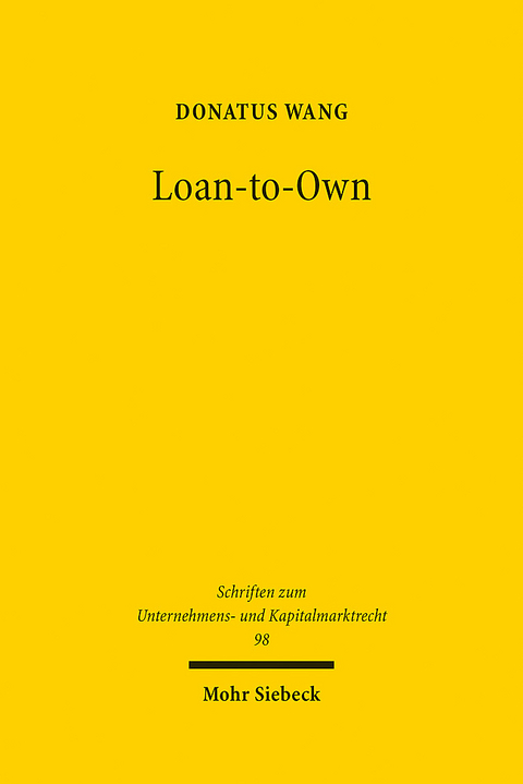 Loan-to-Own - Donatus Wang