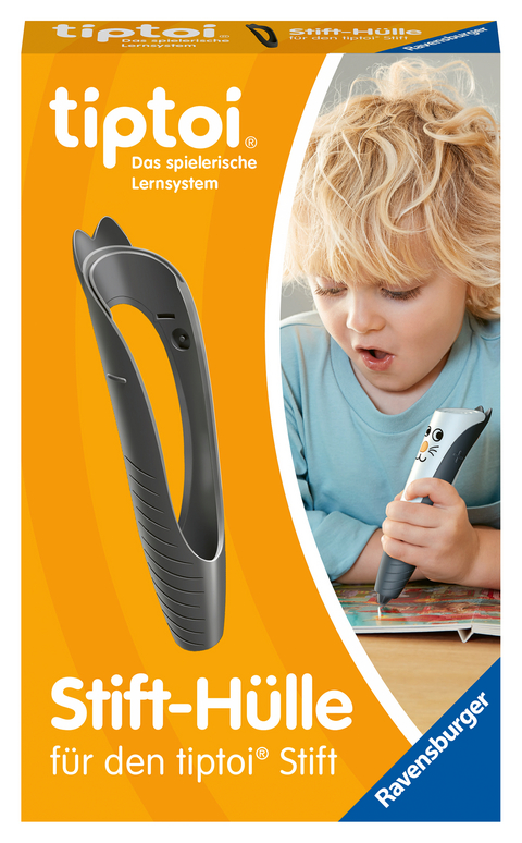 Ravensburger tiptoi 00150 - Stifthülle zum Wechseln in Schwarz / Wechselhülle für den tiptoi-Stift / Geeignet für Kinder ab 3 Jahren