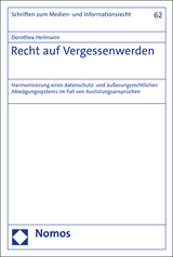 Recht auf Vergessenwerden - Dorothea Heilmann