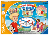 Ravensburger tiptoi® Spiel 00126 - Wir lernen die Uhr - interaktives Lernspiel ab 6 Jahren, mit digitaler und analoger Uhr zum selbst einstellen - Haferkamp, Kai