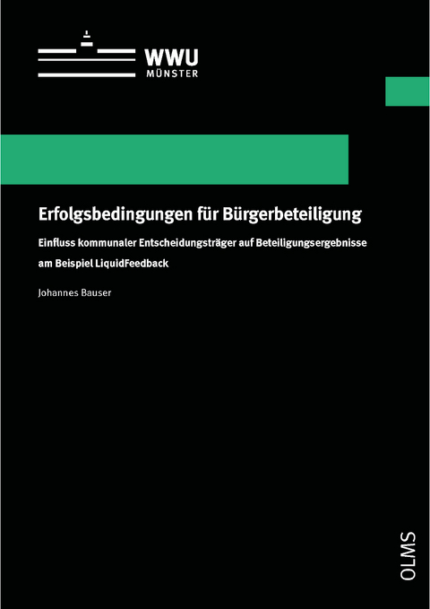 Erfolgsbedingungen für Bürgerbeteiligung - Johannes Bauser