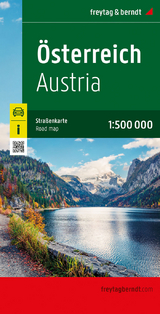 Österreich, Straßenkarte 1:500.000, freytag & berndt