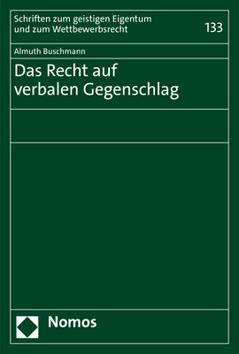 Das Recht auf verbalen Gegenschlag - Almuth Buschmann