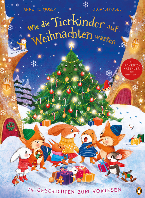 Wie die Tierkinder auf Weihnachten warten - Annette Moser