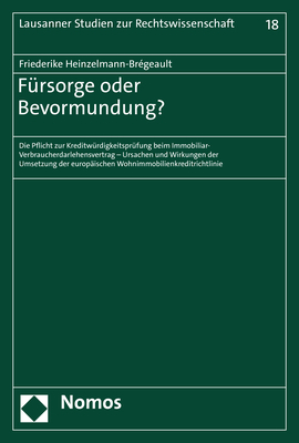 Fürsorge oder Bevormundung? - Friederike Heinzelmann-Brégeault