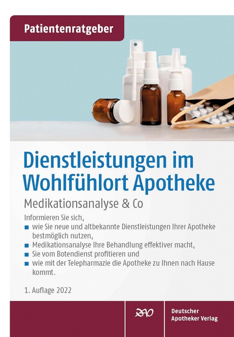 Dienstleistungen im Wohlfühlort Apotheke - Monika Raulf