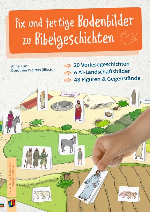 Fix und fertige Bodenbilder zu Bibelgeschichten - Aline Kurt