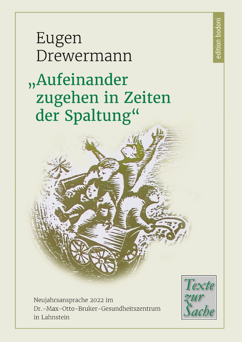 „Aufeinander zugehen in Zeiten der Spaltung“ - Eugen Drewermann