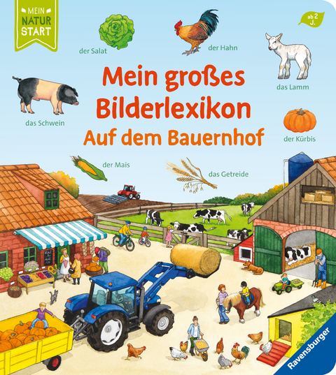 Mein großes Bilderlexikon: Auf dem Bauernhof - Daniela Prusse