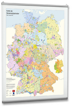 Karte der Stromnetzbetreiber 2022 - 