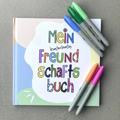 Freundschaftsbuch Kunterbunt