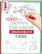 Die Kunst des Zeichnens für Kinder Übungsbuch - Tiere - Gecko Keck