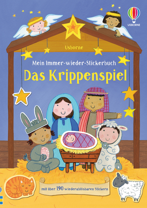 Mein Immer-wieder-Stickerbuch: Das Krippenspiel - Felicity Brooks