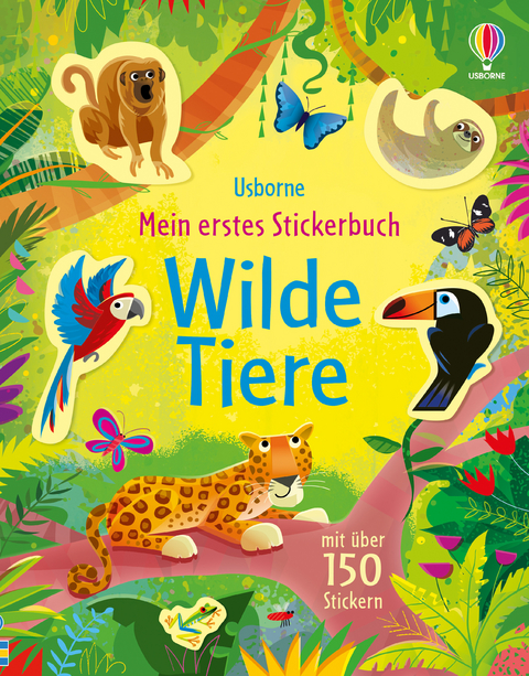 Mein erstes Stickerbuch: Wilde Tiere - Holly Bathie