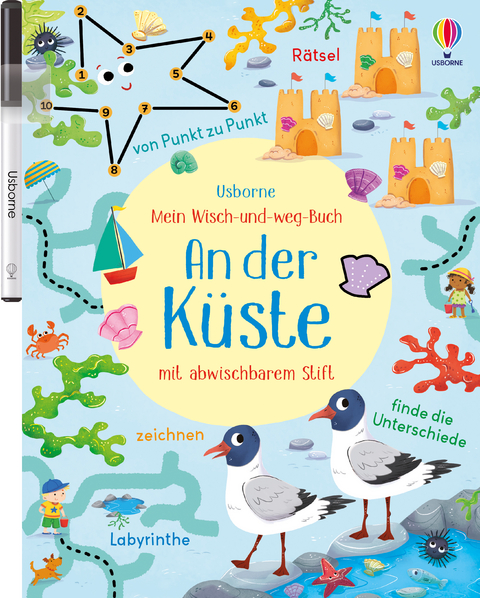 Mein Wisch-und-weg-Buch: An der Küste - Kirsteen Robson