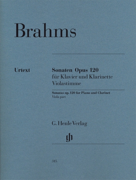 Johannes Brahms - Klarinettensonaten op. 120 - 