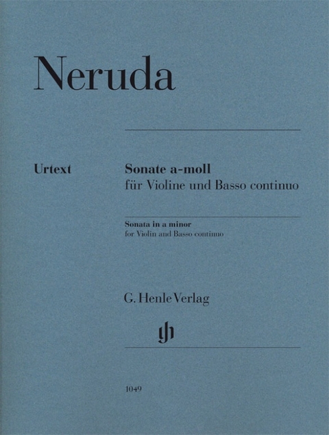 Johann Baptist Georg Neruda - Sonate a-moll für Violine. und Basso continuo - 