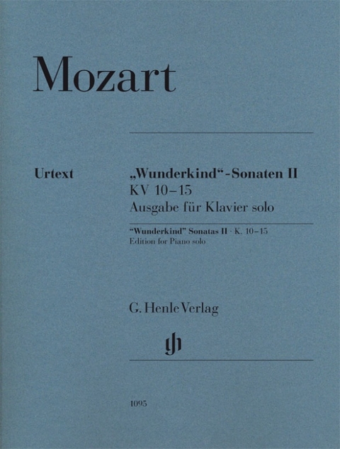 Wolfgang Amadeus Mozart - "Wunderkind"-Sonaten Band II KV 10-15 - 