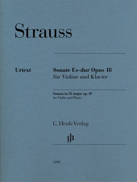 Richard Strauss - Violinsonate Es-dur op. 18 - 