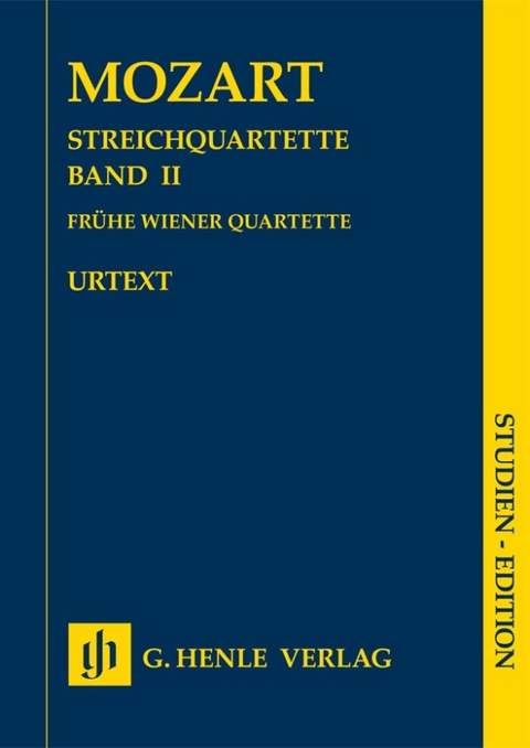 Wolfgang Amadeus Mozart - Streichquartette, Band II (Frühe Wiener Quartette) - 