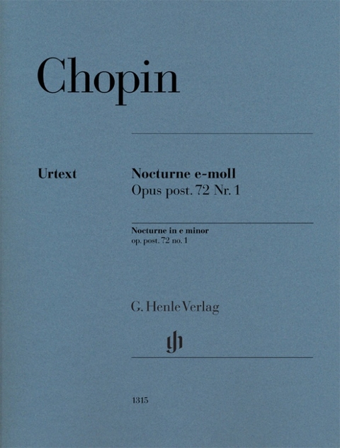 Frédéric Chopin - Nocturne e-moll op. post. 72 Nr. 1 - 