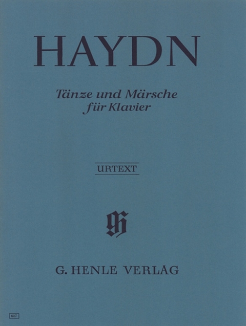 Joseph Haydn - Tänze und Märsche für Klavier - 