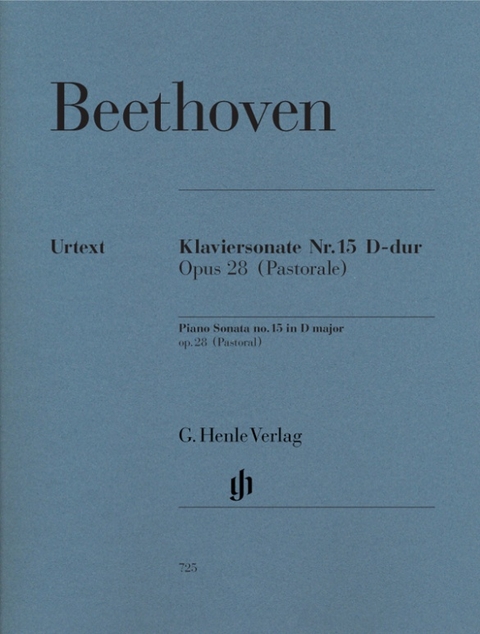 Ludwig van Beethoven - Klaviersonate Nr. 15 D-dur op. 28 (Pastorale) - 