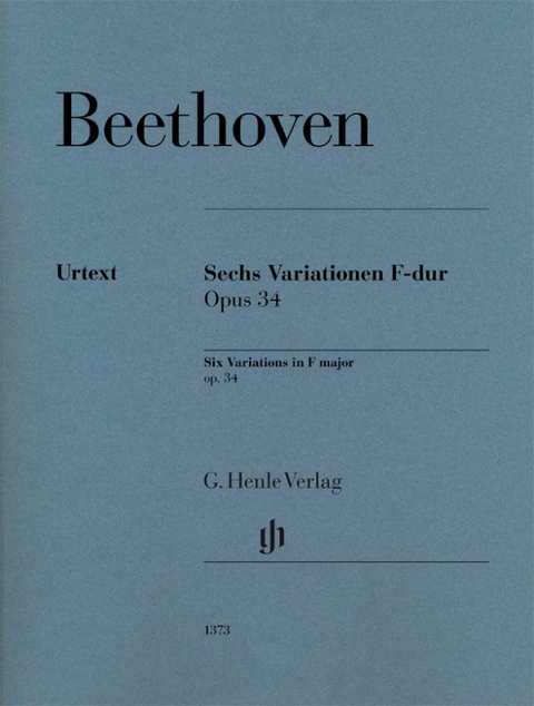 Ludwig van Beethoven - Sechs Variationen F-dur op. 34 - 