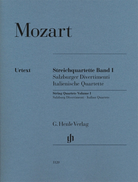 Wolfgang Amadeus Mozart - Streichquartette Band I (Salzburger Divertimenti, Italienische Quartette) - 