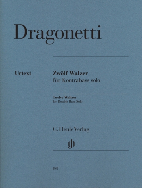 Domenico Dragonetti - Zwölf Walzer für Kontrabass solo - 