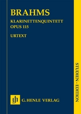 Johannes Brahms - Klarinettenquintett h-moll op. 115 für Klarinette (A), 2 Violinen, Viola und Violoncello - Brahms, Johannes; Kirsch, Kathrin