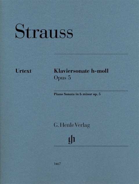 Richard Strauss - Klaviersonate h-moll op. 5 - 