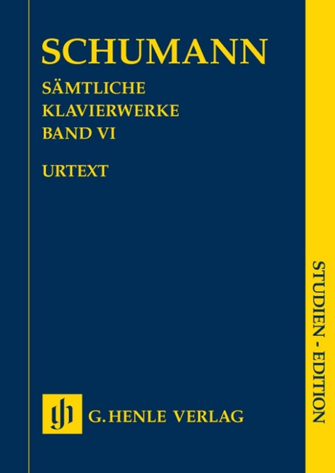 Robert Schumann - Sämtliche Klavierwerke, Band VI - 