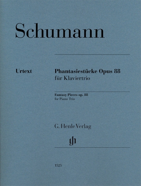 Robert Schumann - Phantasiestücke op. 88 für Klaviertrio - 