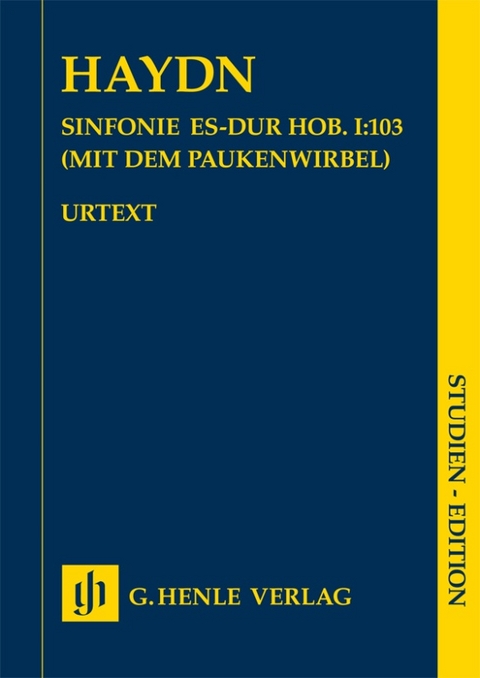 Joseph Haydn - Sinfonie Es-dur Hob. I:103 (mit dem Paukenwirbel) (Londoner Sinfonie) - 