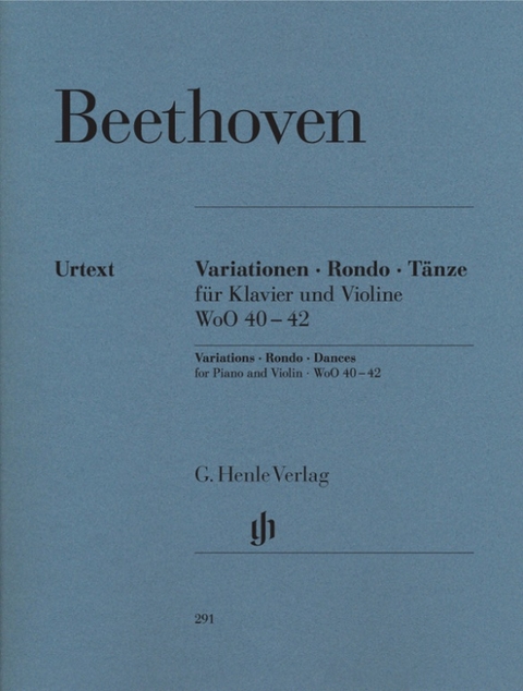 Ludwig van Beethoven - Variationen, Rondo, Tänze für Klavier und Violine - 