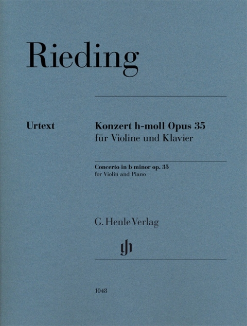 Oskar Rieding - Violinkonzert h-moll op. 35 - 