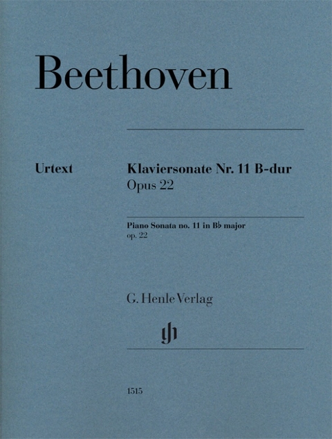 Ludwig van Beethoven - Klaviersonate Nr. 11 B-dur op. 22 - 