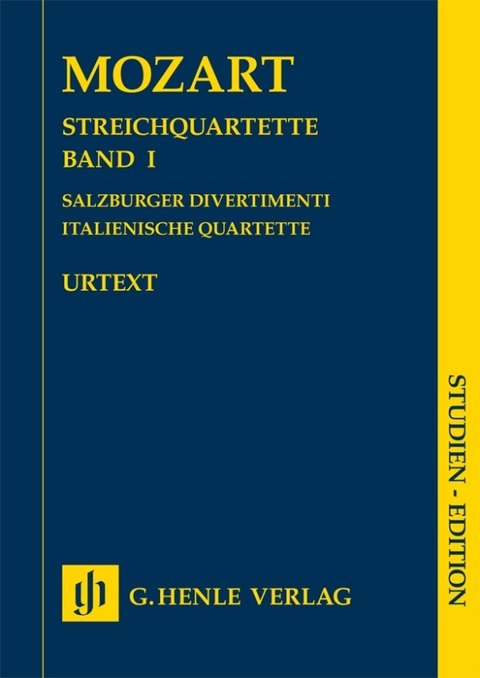 Wolfgang Amadeus Mozart - Streichquartette Band I (Salzburger Divertimenti, Italienische Quartette) - 