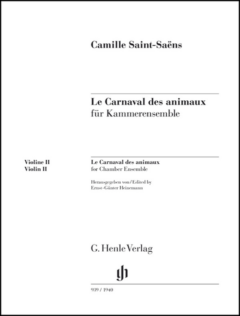 Camille Saint-Saëns - Le Carnaval des animaux - 