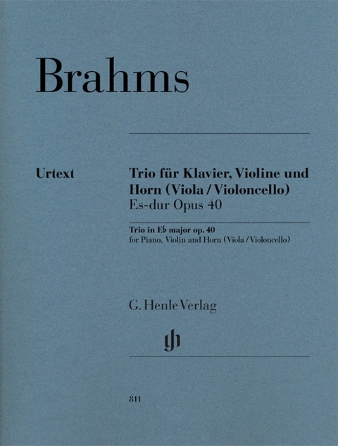 Johannes Brahms - Horntrio Es-dur op. 40 - 