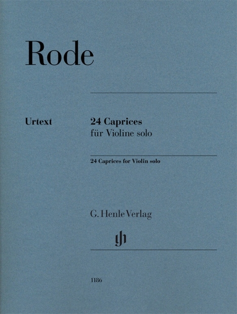 Pierre Rode - 24 Caprices für Violine solo - 