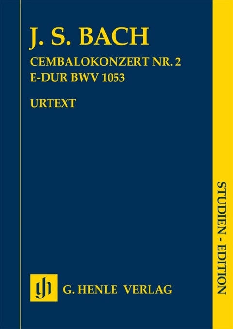 Johann Sebastian Bach - Cembalokonzert Nr. 2 E-dur BWV 1053 - 