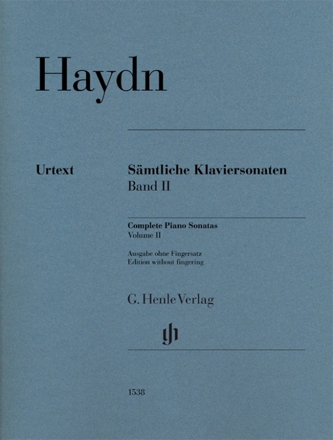 Joseph Haydn - Sämtliche Klaviersonaten Band II - 